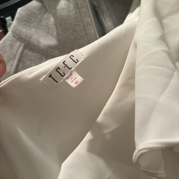 TCEC White Ruffle Mini Dress - Picture 2 of 3